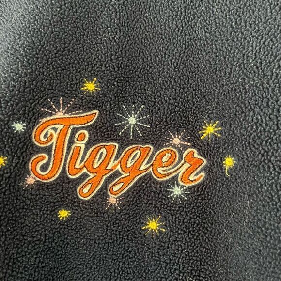Vintage Disney Fleece Pullover Sweatshirt Tigger Embroidered Size Large - Picture 2 of 5